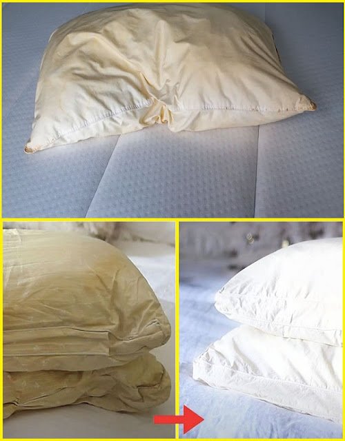 Here's how to clean dirty pillows from bed to leave them white and